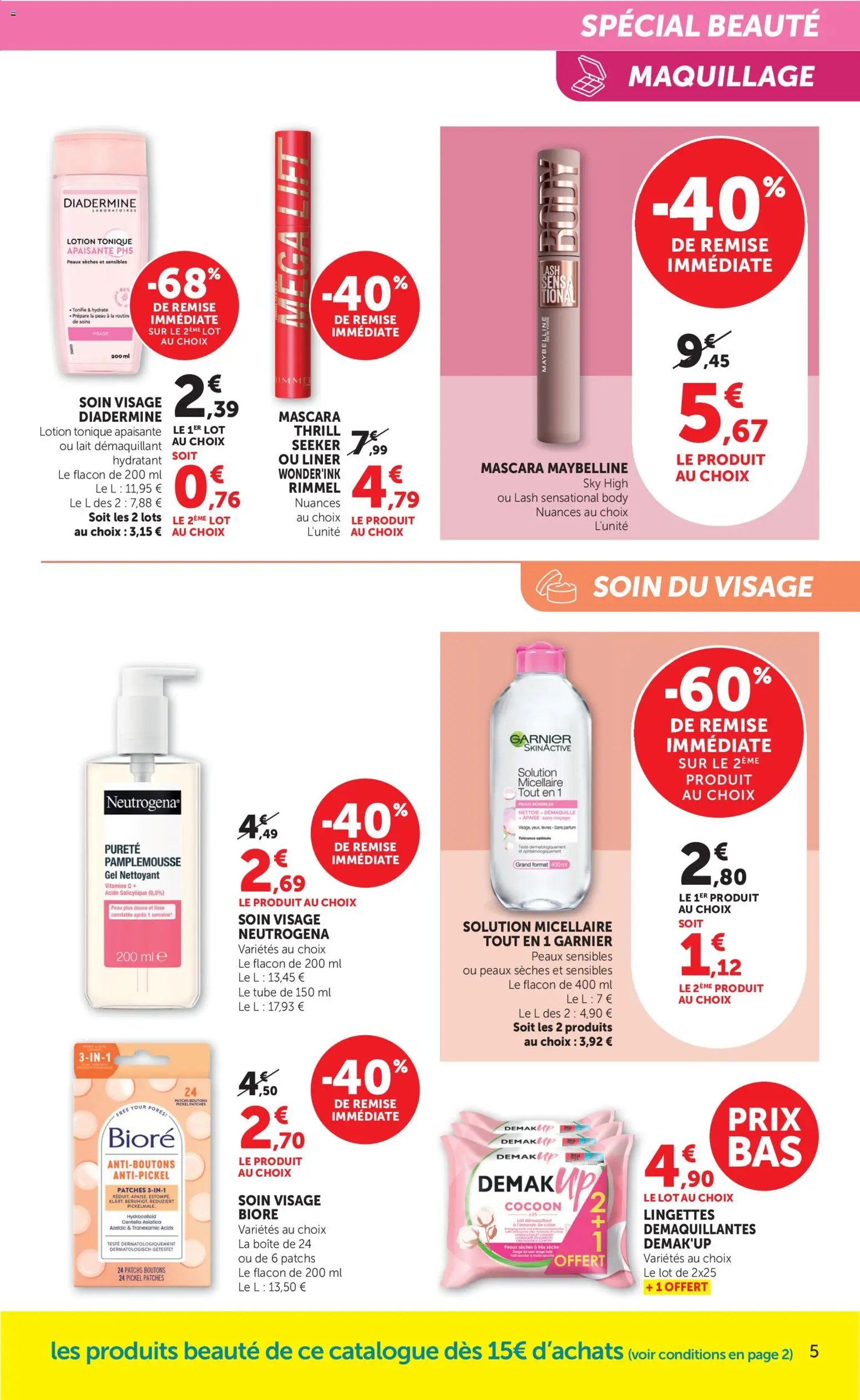 {H1} | Page: 5 | Produits: Pamplemousse, Produits beauté, Tonique, Lait