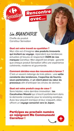 Carrefour contact - Prévisualisation de Carrefour contact Découvrez la marque carrefour sensation valide à partir de 10.02.2026 | Page: 16 | Produits: Wasabi