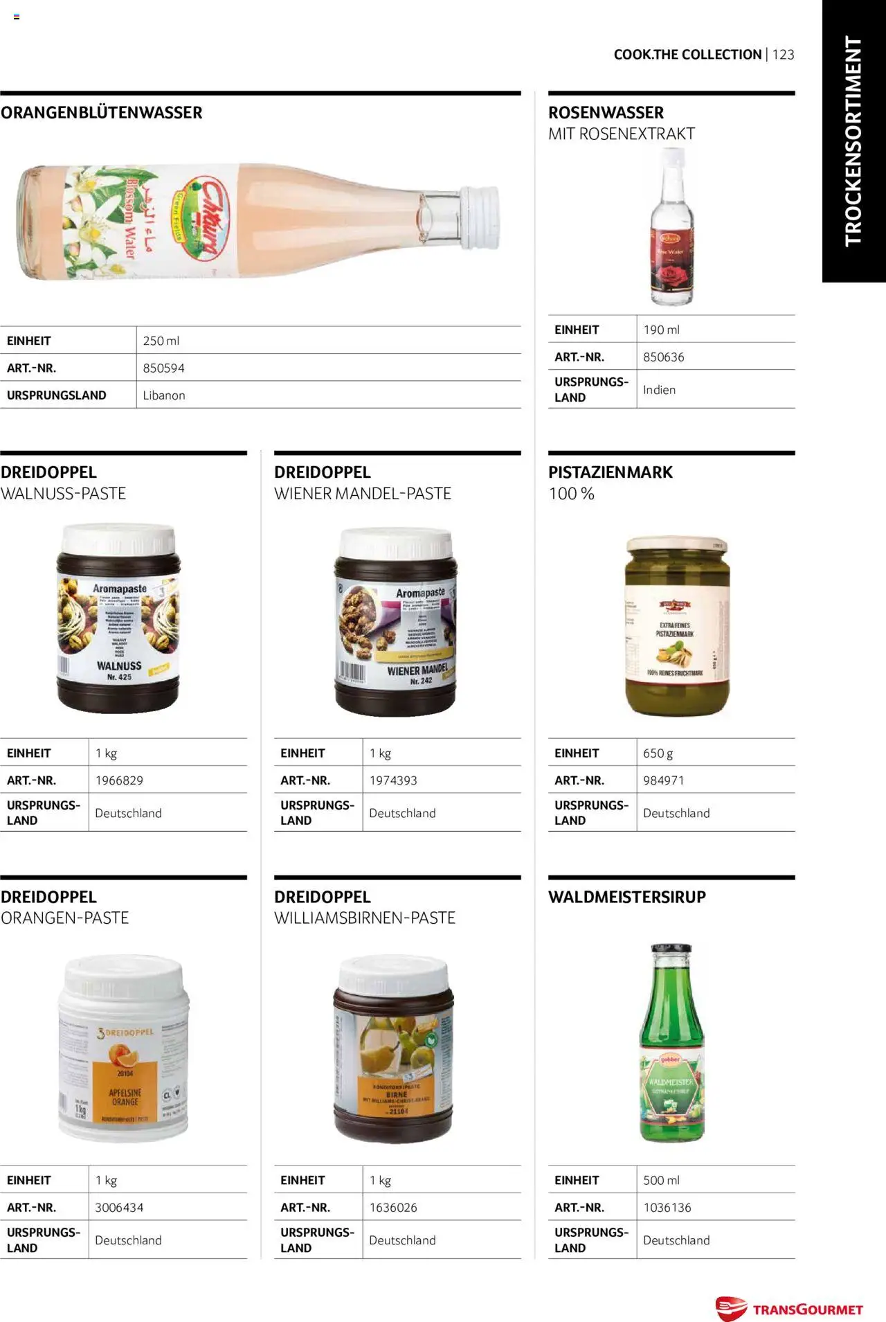 Transgourmet Cook Look-Book gültig ab 01.09.2023 | Seite: 123 | Produkte: Birne