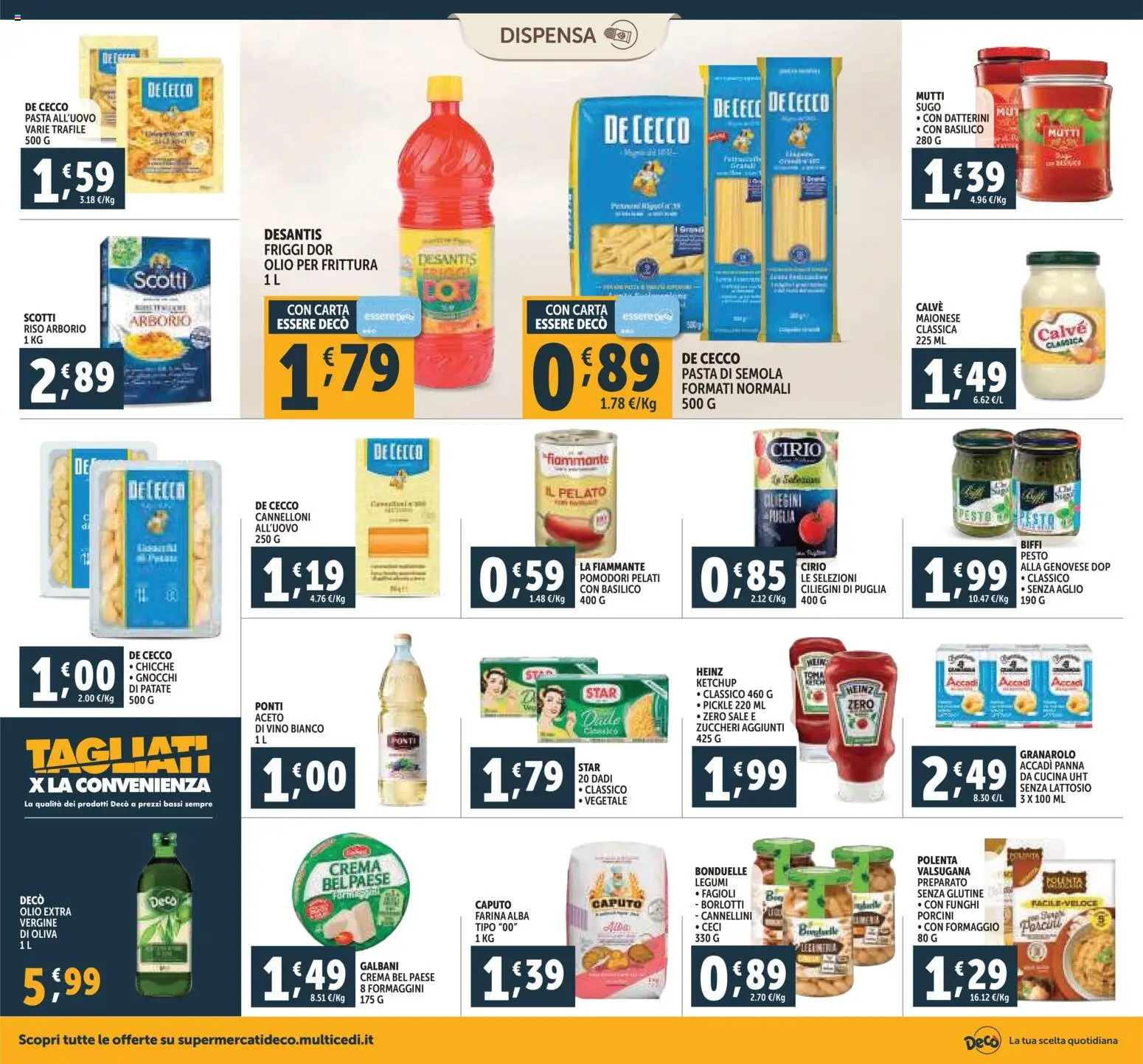 Volantino Decò del 20.11.2025 | Pagina: 14 | Prodotti: Riso, Fagioli, Patate, Formaggio