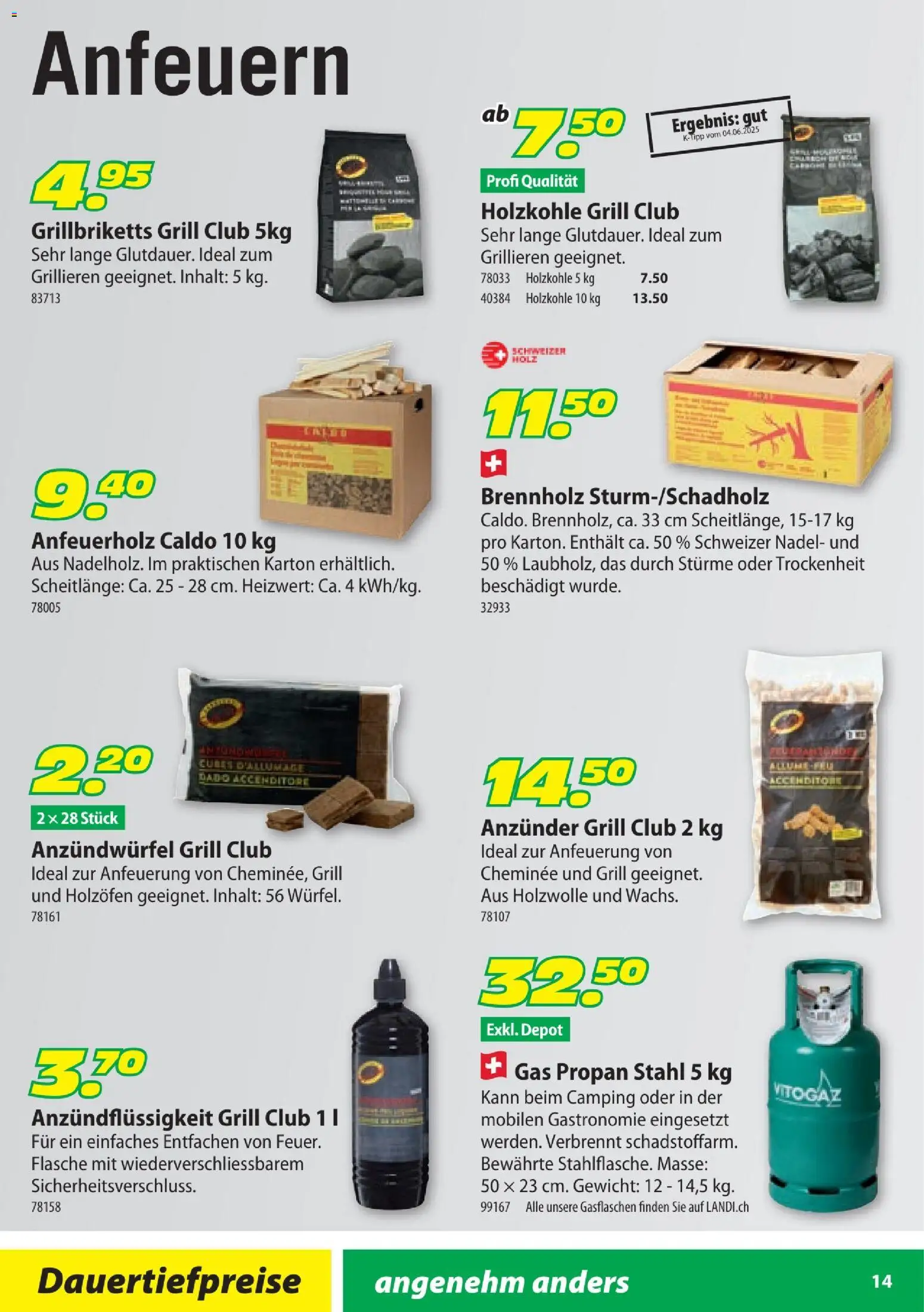 Landi Aktionen Grillmomente – gültig ab 30.01.2026 | Seite: 14 | Produkte: Gewicht, Grill