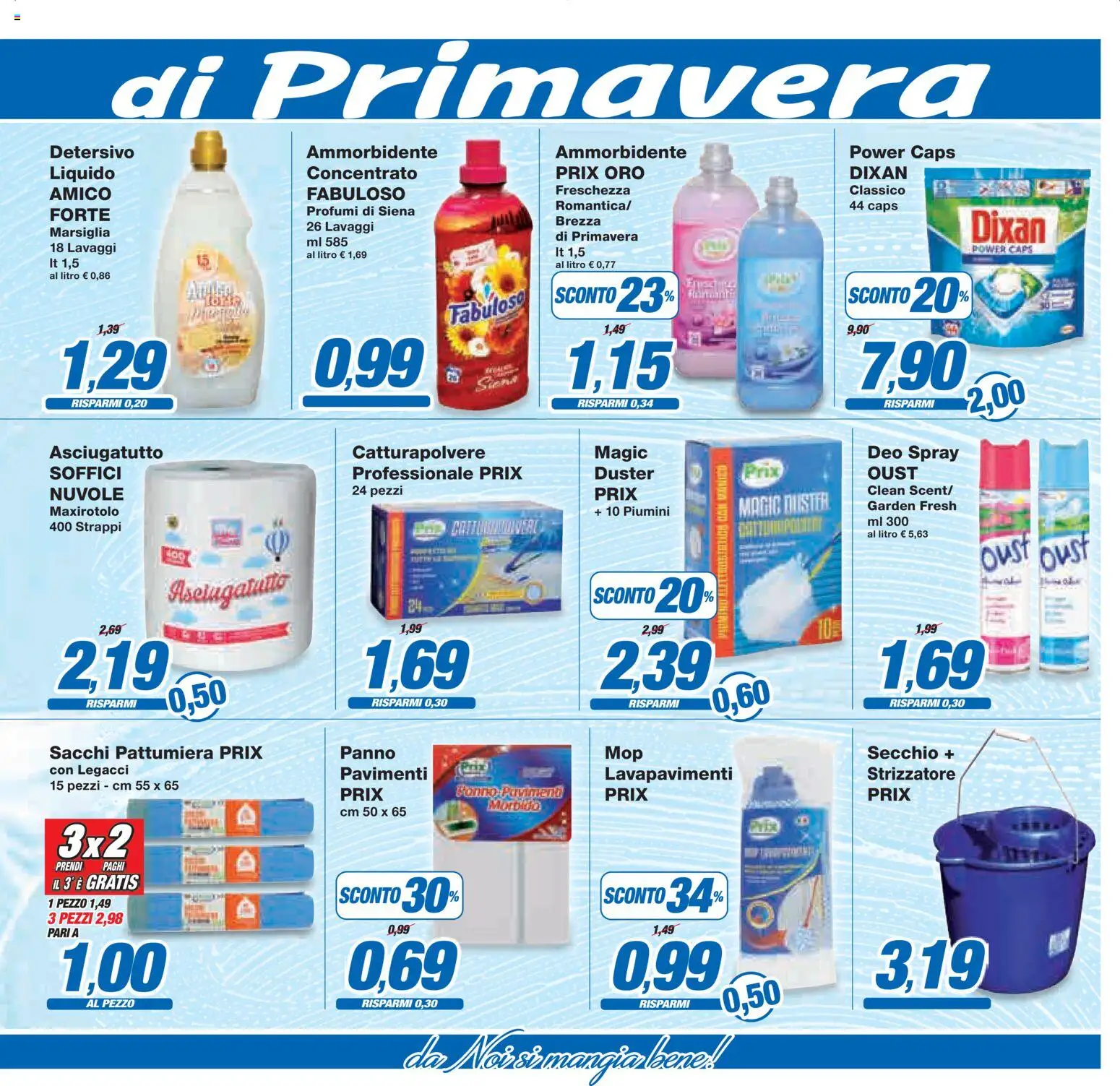 Volantino Prix del 16.03.2026 | Pagina: 17 | Prodotti: Ammorbidente, Secchio, Pattumiera, Asciugatutto