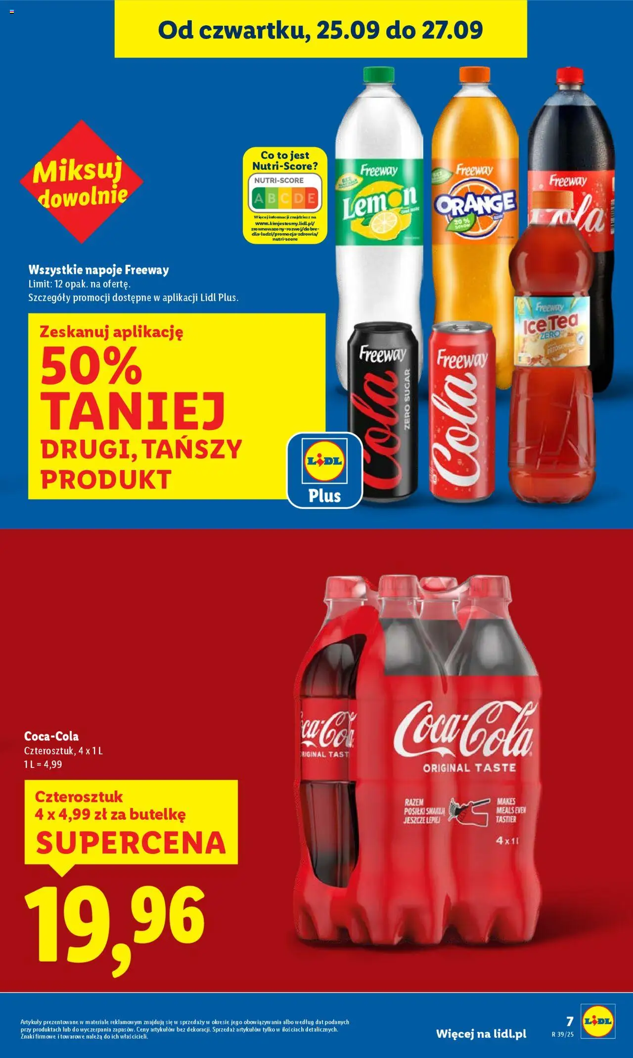 Lidl Gazetka od 25.09.2025 | Strona: 7 | Produkty: Napoje