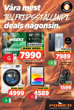 Power - erbjudanden - Förhandsvisning av reklamblad från butik Power aktuell från 15.09.2025