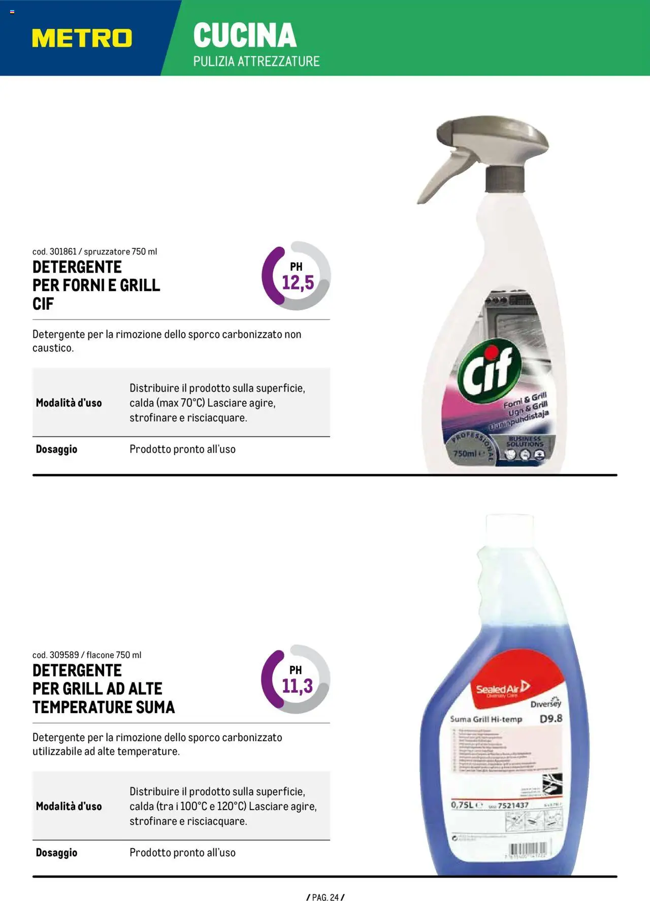 Volantino Metro del 11.09.2025 | Pagina: 24 | Prodotti: Detergente, Metro