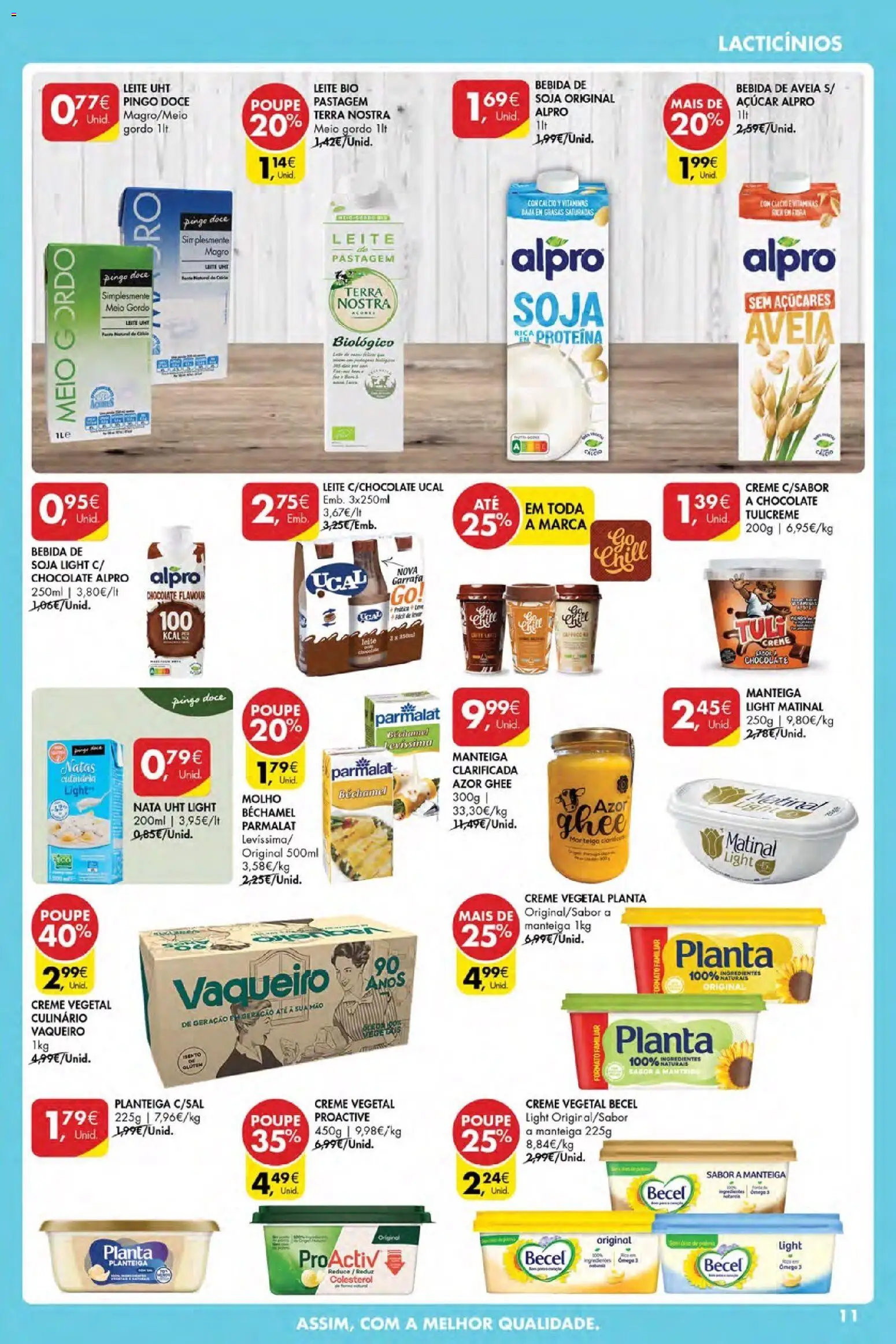 Pingo Doce Poupe Esta Semana Açores │ válido de 15.01.2026 | Página: 11 | Produtos: Aveia, Ômega 3, Leite, Açúcar