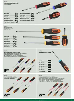 Tokmanni-mainoslehti voimassa 01.11.2025 alkaen | Sivu: 45 | Tuotteet: Ruuvimeisseli