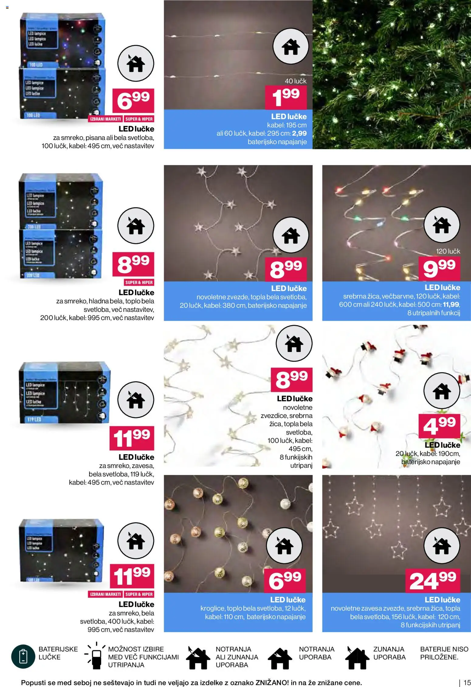 Novi Mercator katalog ponudbe – veljaven od 19.11.2025 | Stran: 15 | Izdelki: Kabel, Baterije