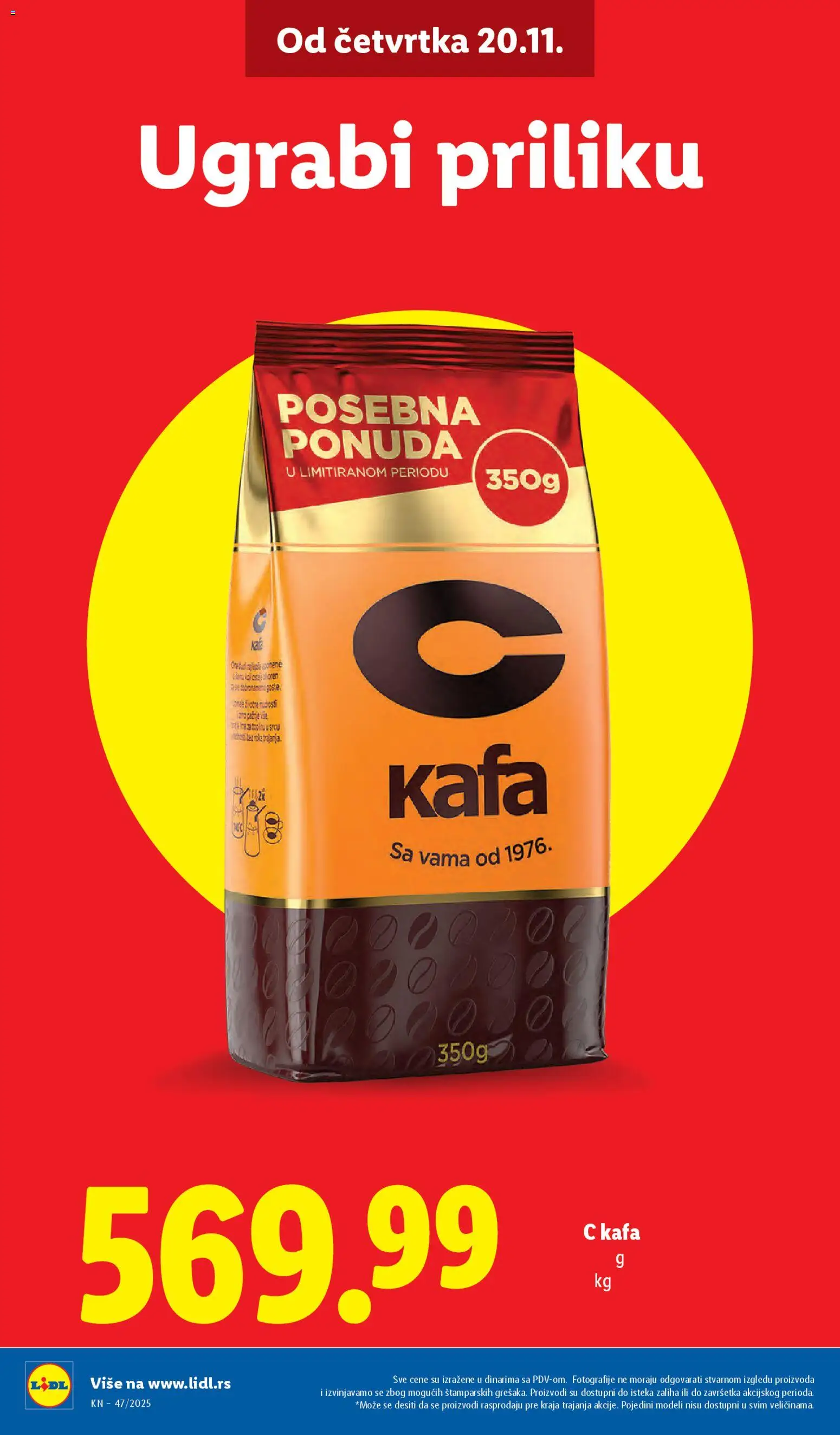 Lidl katalog - važi od 20.11.2025 | Strana: 4 | Proizvode: Kafa