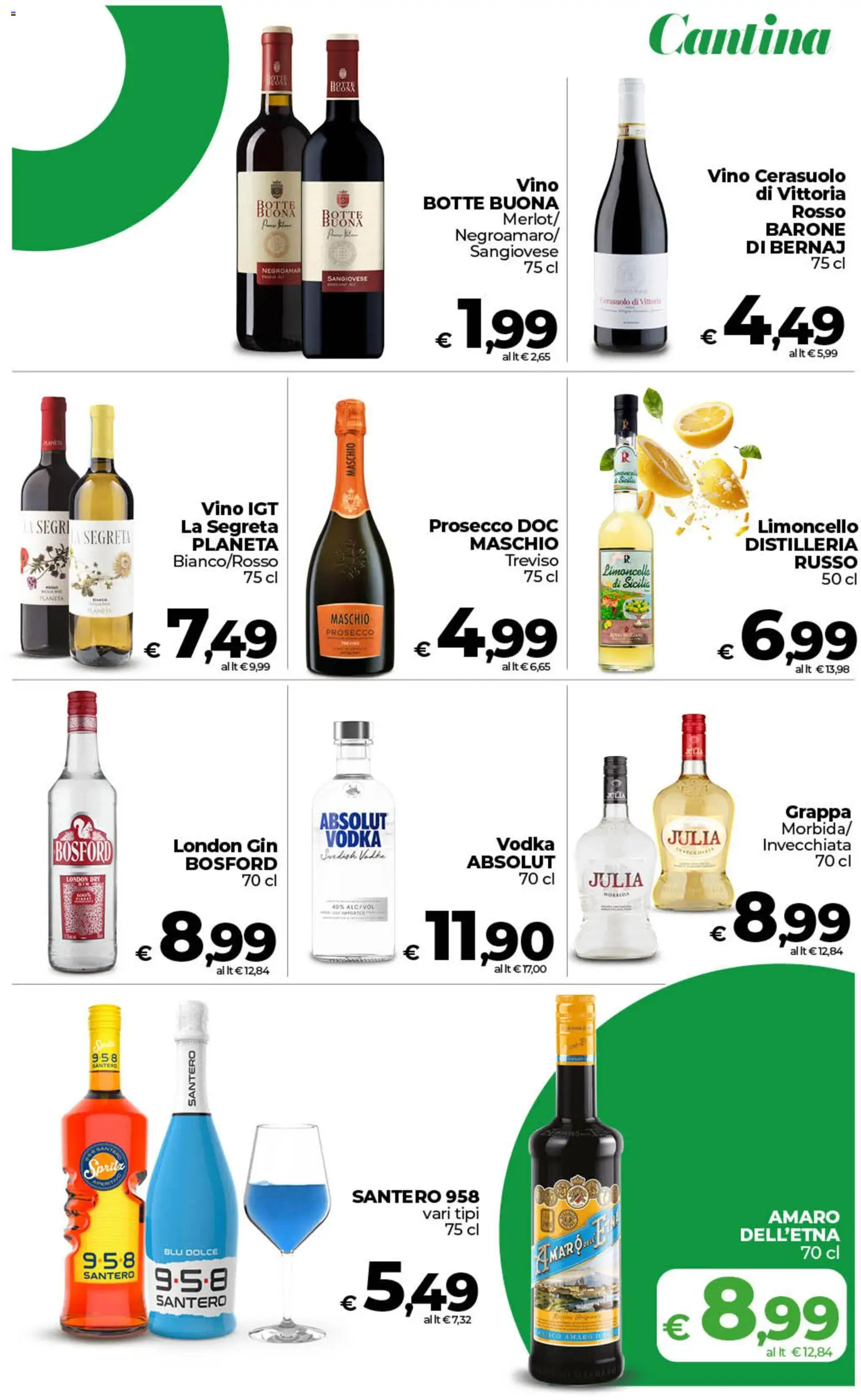 Volantino COOP del 07.04.2026 | Pagina: 27 | Prodotti: Vodka, Vino, Grappa, Amaro