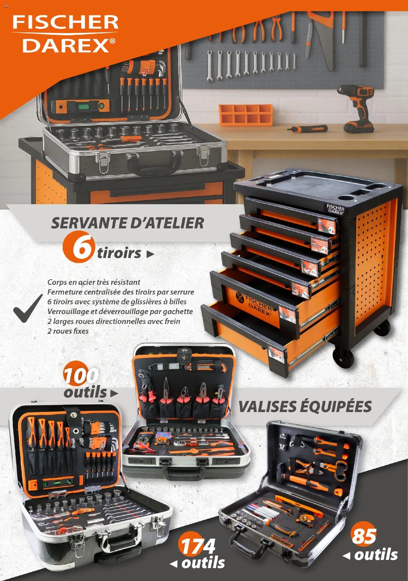 {H1} | Page: 15 | Produits: Servante D'Atelier, Tiroirs