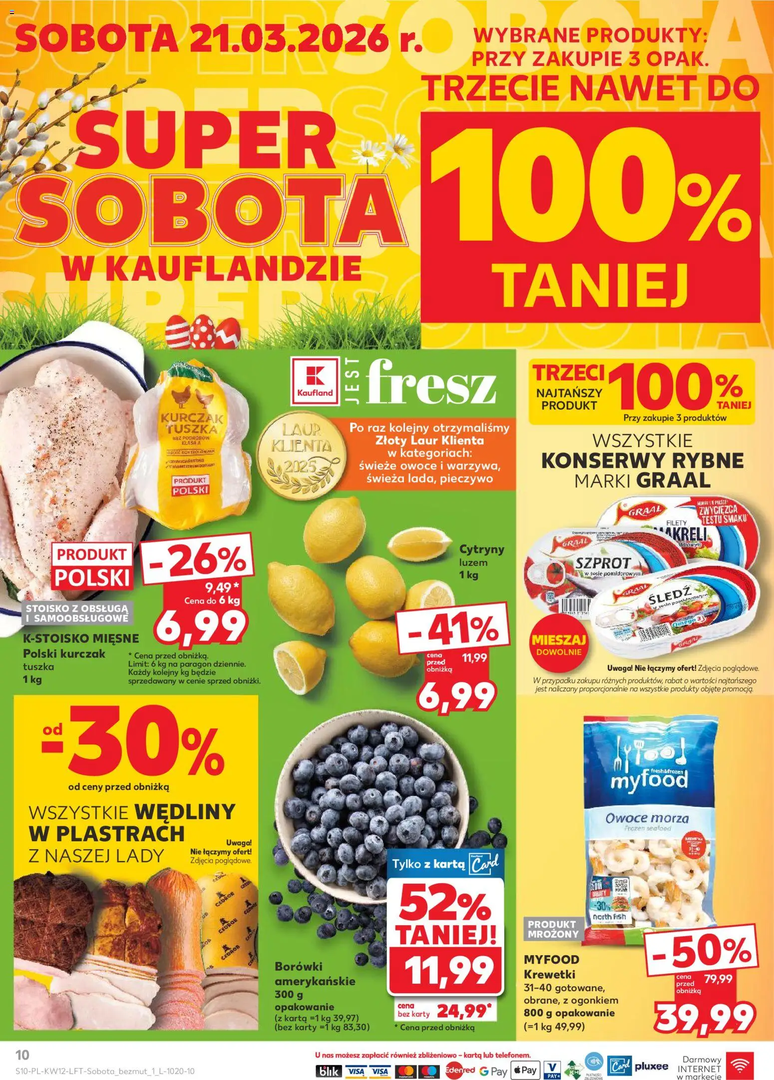 Kaufland Polsko leták od 19.03.2026 | Strana: 10 | Produkty: Karty