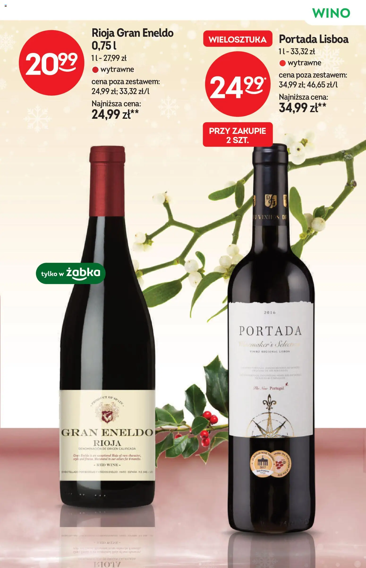 Żabka Gazetka - Katalog win od 10.12.2025 | Strona: 17 | Produkty: Wino