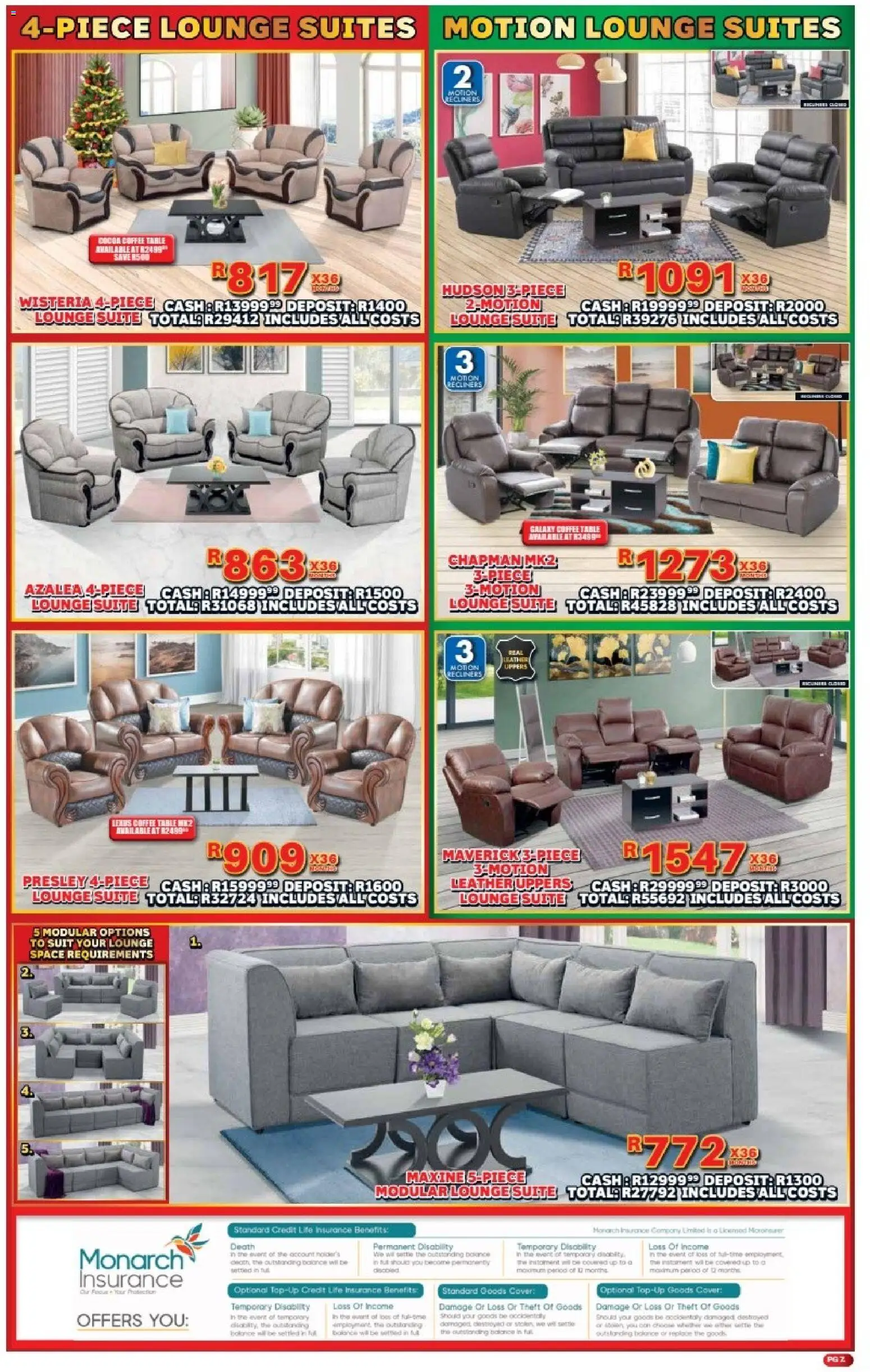 New Lewis Stores catalogue – valid from 08.12.2025 | Page: 7 | Products: Suit, Table, Lounge suite, Coffee