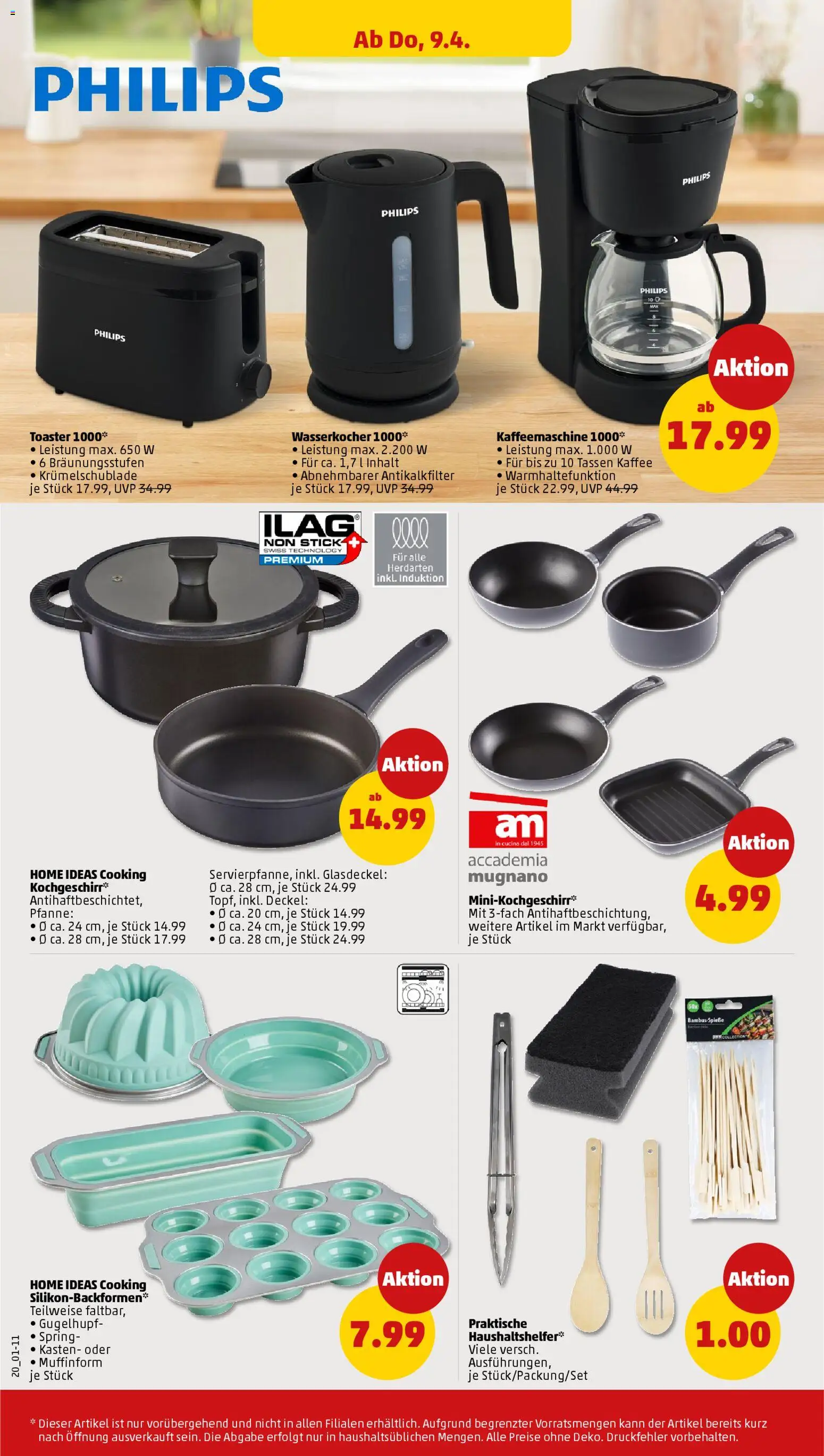 Penny Prospekt 	 – gültig ab 07.04.2026 | Seite: 20 | Produkte: Philips, Kaffeemaschine, Wasserkocher, Kaffee
