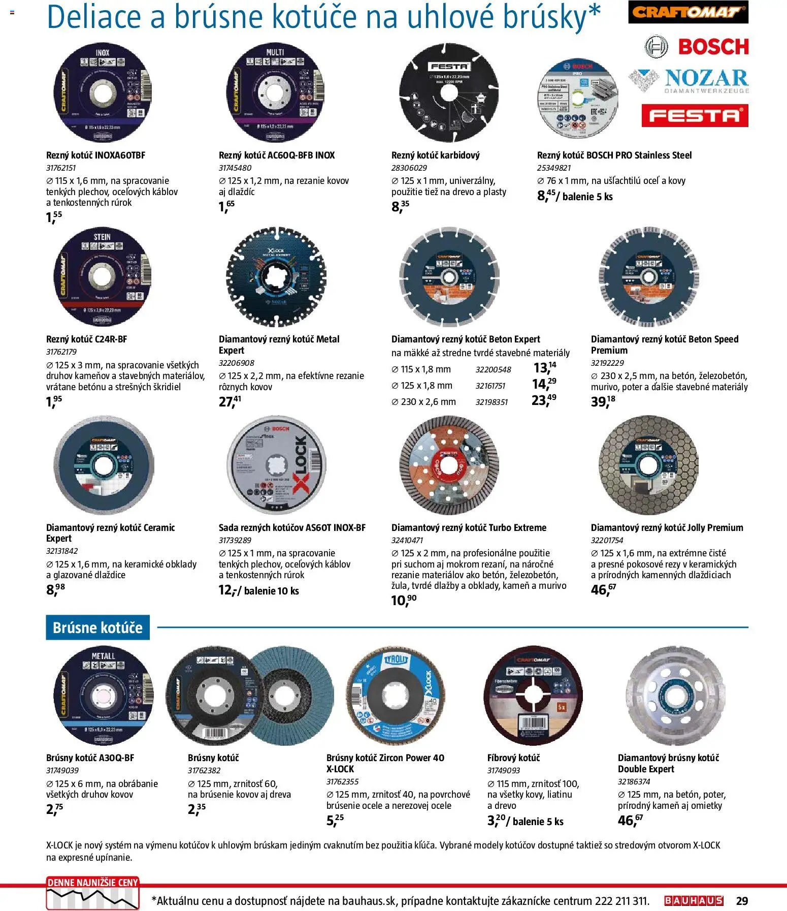 Nové Bauhaus akcie – leták je platný od 26.01.2026 | Strana: 29 | Produkty: Bosch