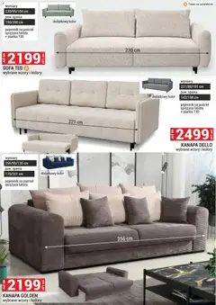 Pogląd oferty "Merkury Market gazetka - Meble, Wypoczynki, Materace" - ważna od 01.04.2026 | Strona: 14 | Produkty: Pościel, Sofa, Kanapa