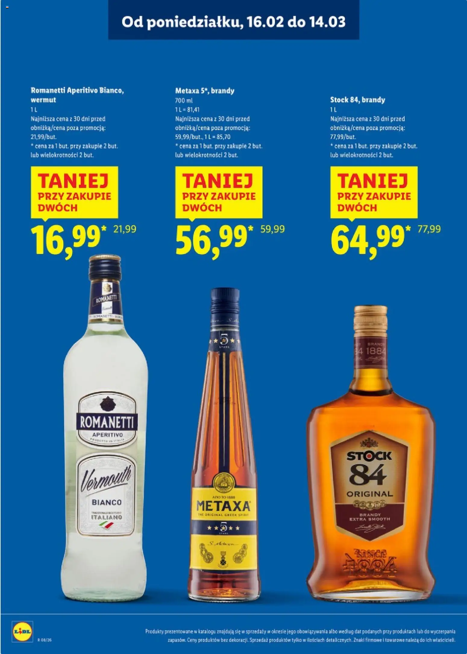 Lidl Polsko katalog - Alkoholi mocnych od 16.02.2026 | Strana: 15 | Produkty: Brandy, Metaxa, Vermouth, Aperitivo