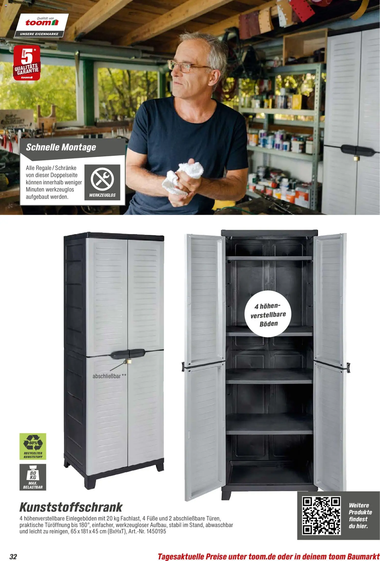 Toom Baumarkt  Wohnen & Haushalt 2026 – gültig ab 01.01.2026 | Seite: 32