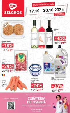 Ofertele Selgros valabile de la 17.10.2025
