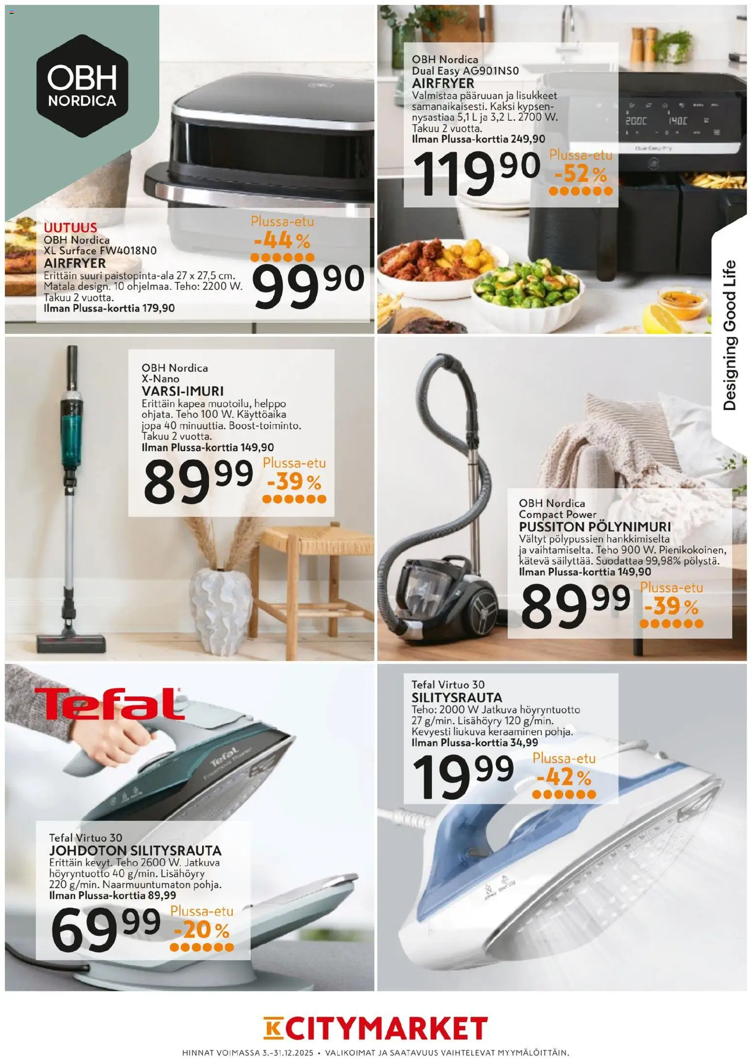 K-Citymarket - Pirkka – voimassa 03.12.2025 alkaen | Sivu: 98 | Tuotteet: Silitysrauta