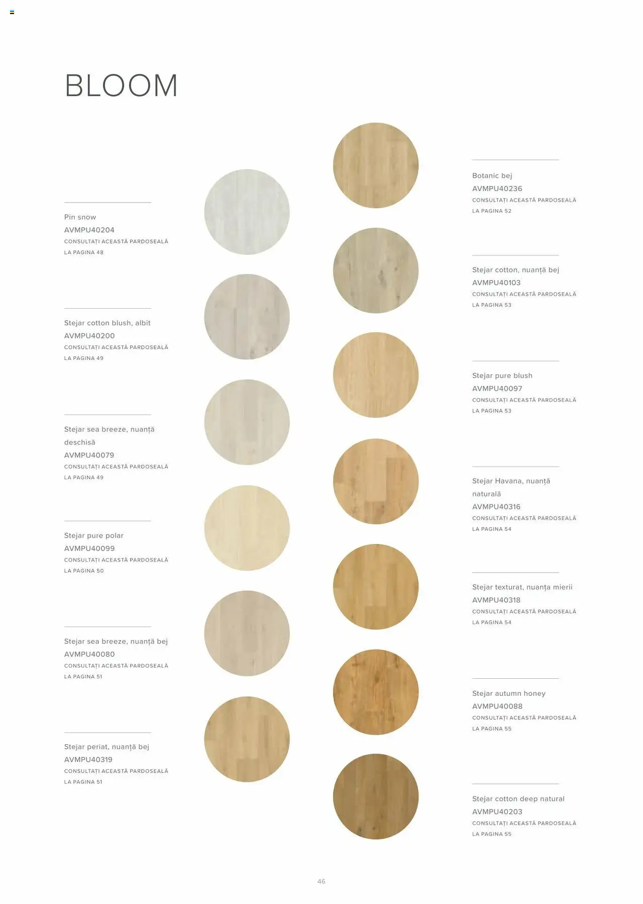 Noul catalog Proges – valabil de la 24.08.2023 | Pagină: 47 | Produse: Blush, Pardoseală