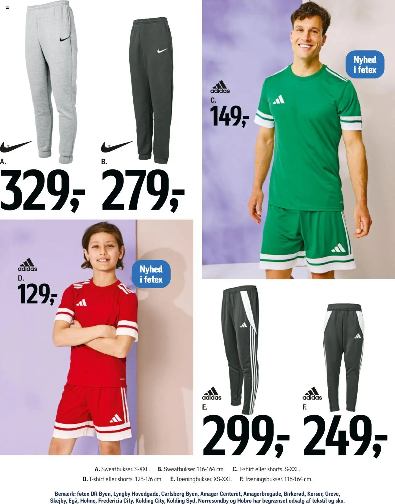 Føtex Tilbudsavis gyldig fra 27.06.2025 | Side: 52 | Produkter: T-shirt, Shorts, Sweatbukser
