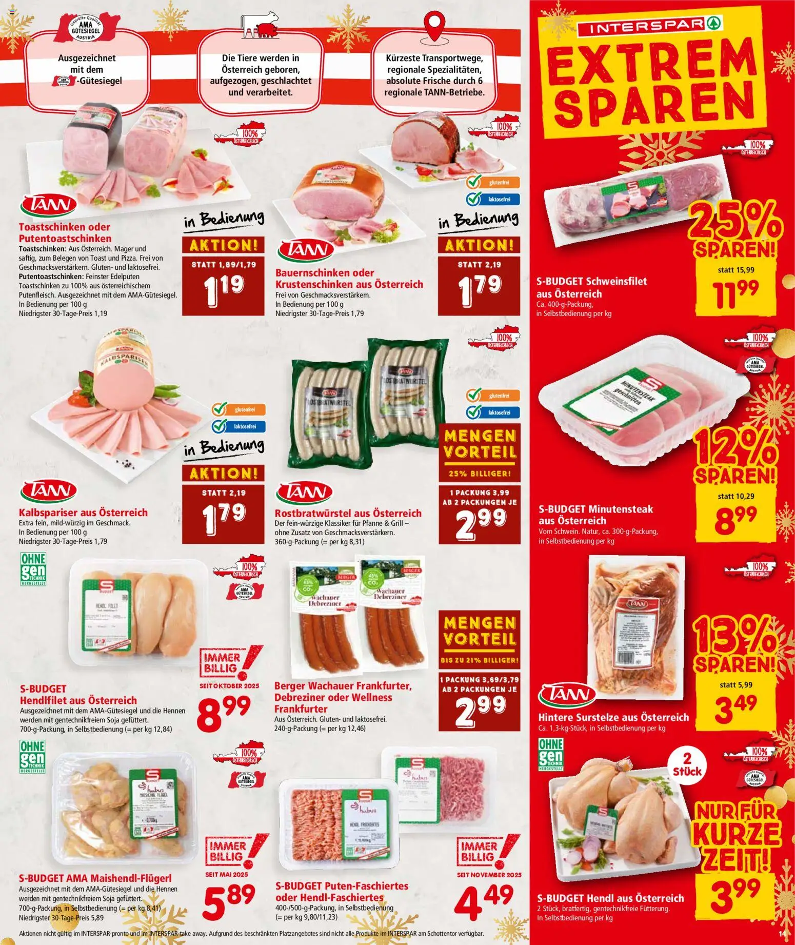 Interspar Flugblatt - Kärnten gültig ab 20.11.2025 | Seite: 11 | Produkte: Grill