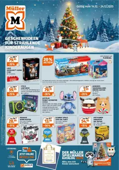 Müller - Geschenkideen für strahlende Kinderaugen ab 14.12.2025 gültig