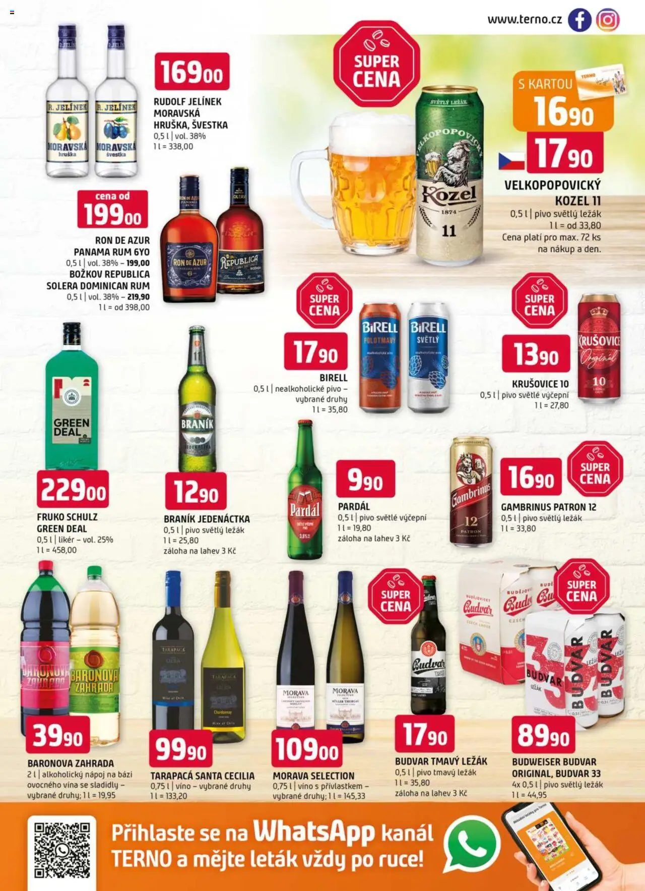 Terno leták od 28.05.2025 | Strana: 13 | Produkty: Zahrada, Víno, Republica, Budiš