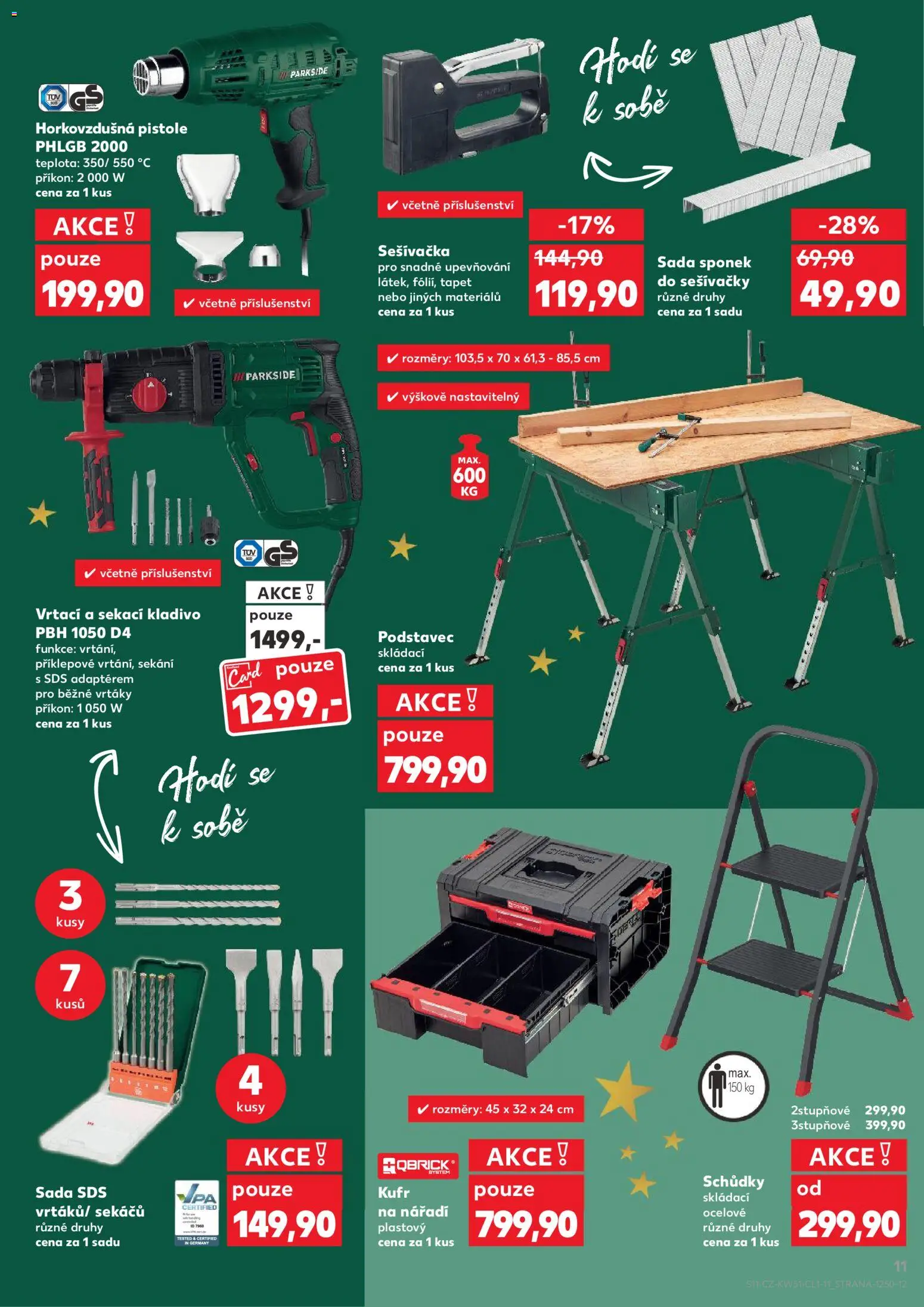 Kaufland leták - Praha 4 od 17.12.2025 | Strana: 11 | Produkty: Parkside, Kufr, Nářadí, Kufr na nářadí