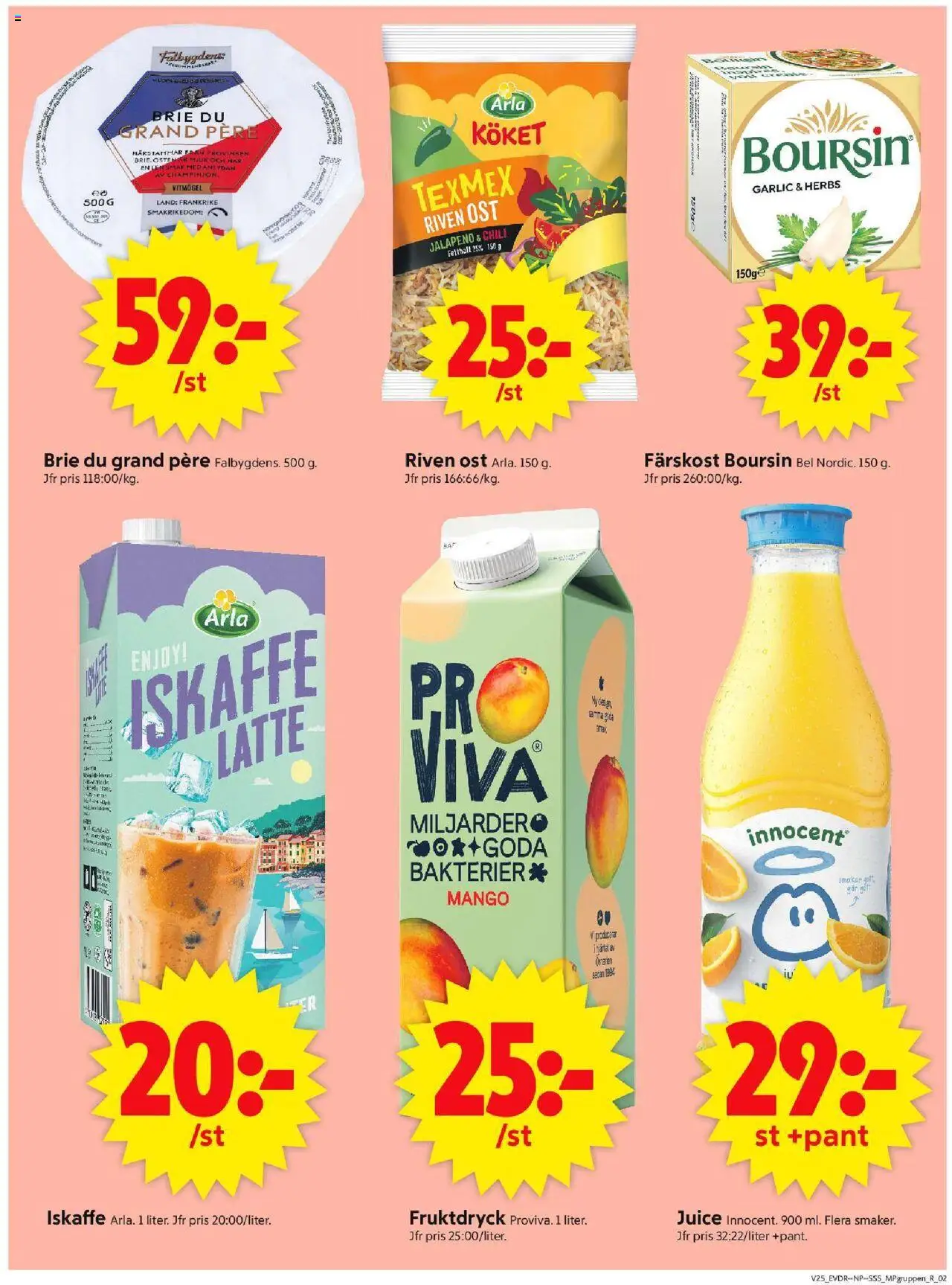 ICA Supermarket reklamblad aktuell från 16.06.2025 | Sida: 15 | Produkter: Iskaffe, Ost, Chili, Juice
