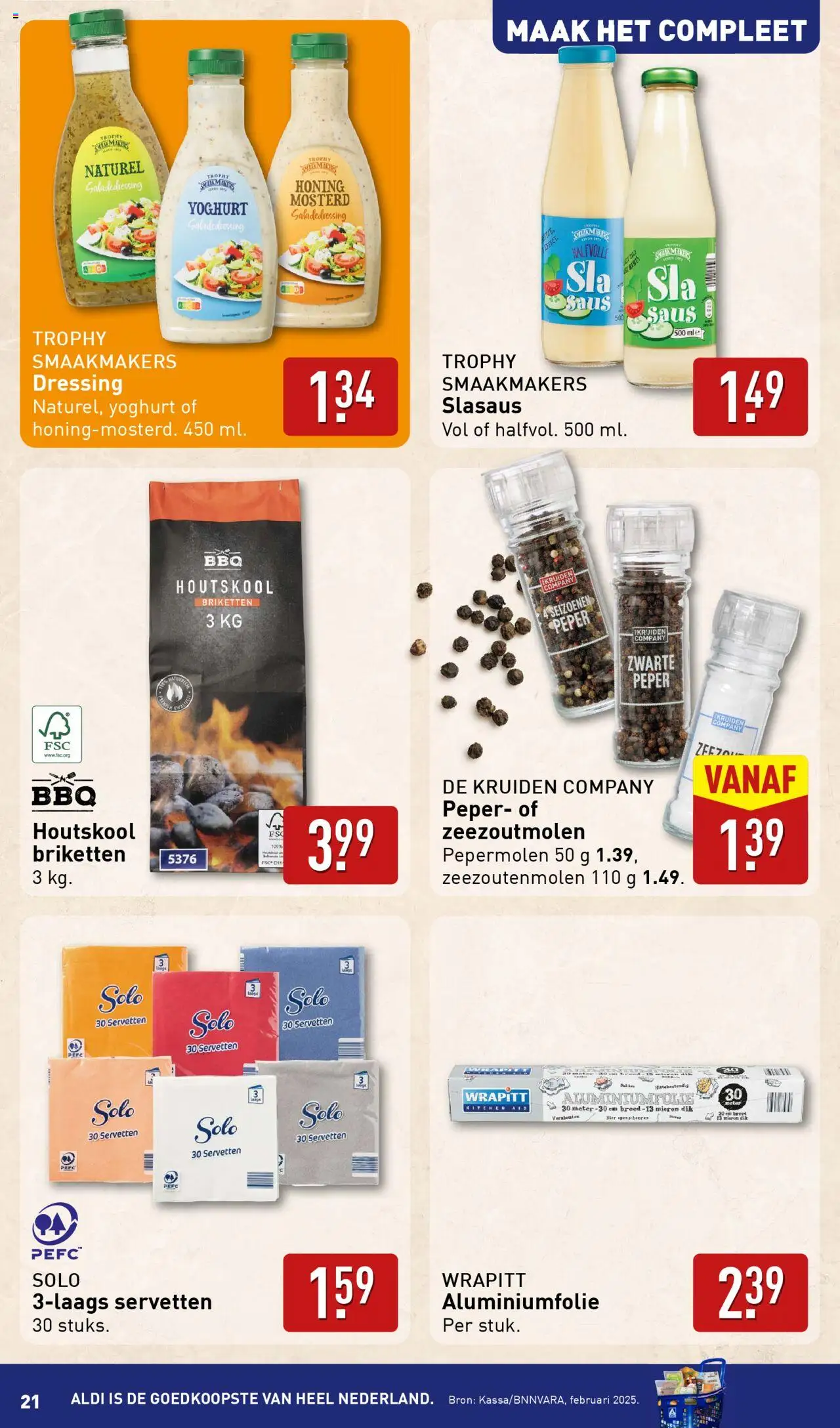  | Pagina: 21 | Producten: Yoghurt, Saus, Zwarte Peper, Peper