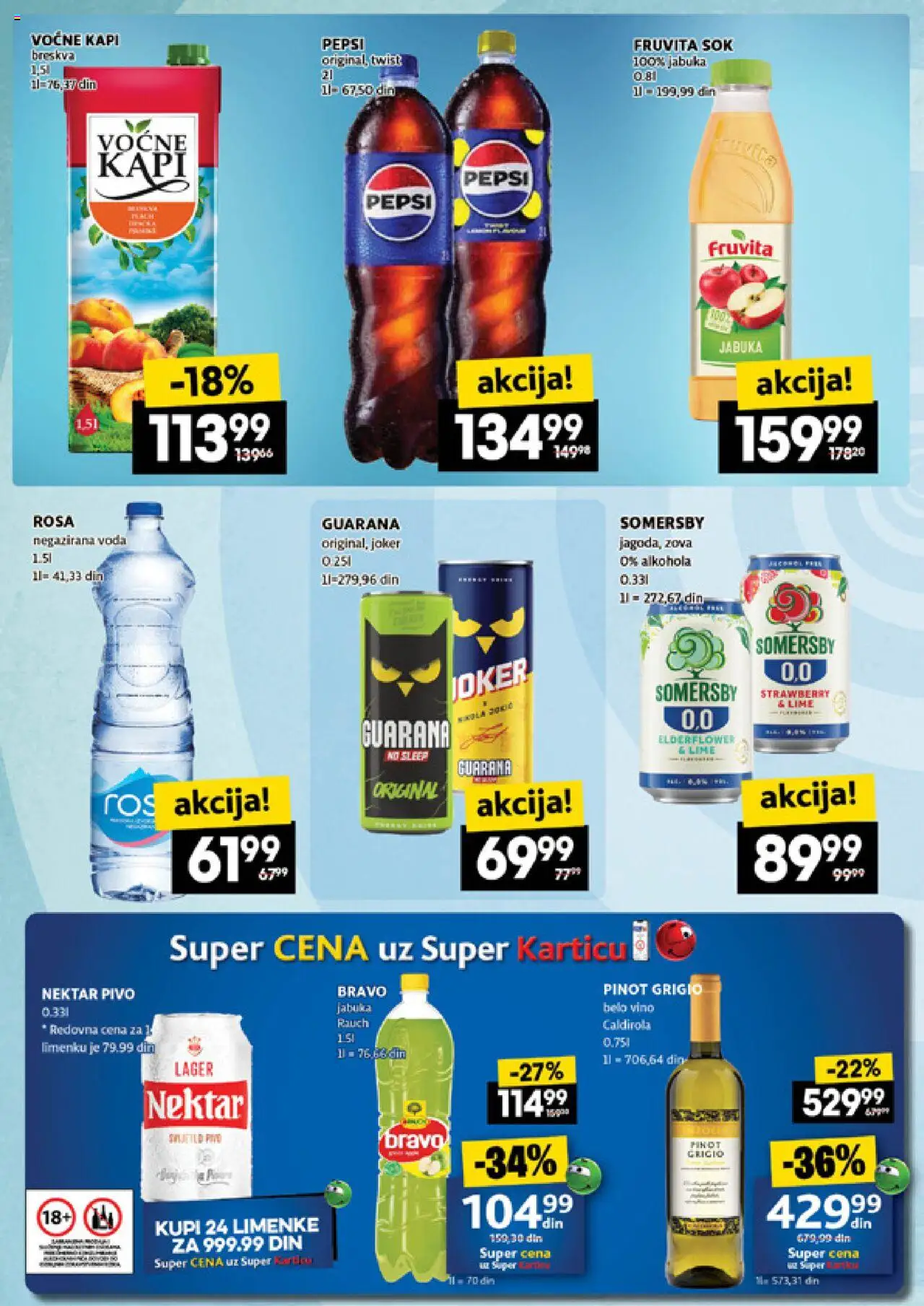 Idea katalog - važi od 09.10.2025 | Strana: 12 | Proizvode: Negazirana voda, Guarana, Pivo, Breskva