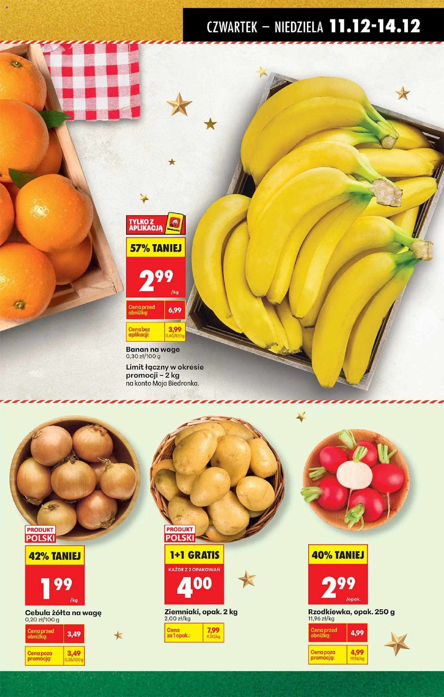 Biedronka gazetka - Oferta w tym tygodniu od 11.12.2025 | Strona: 21 | Produkty: Banan