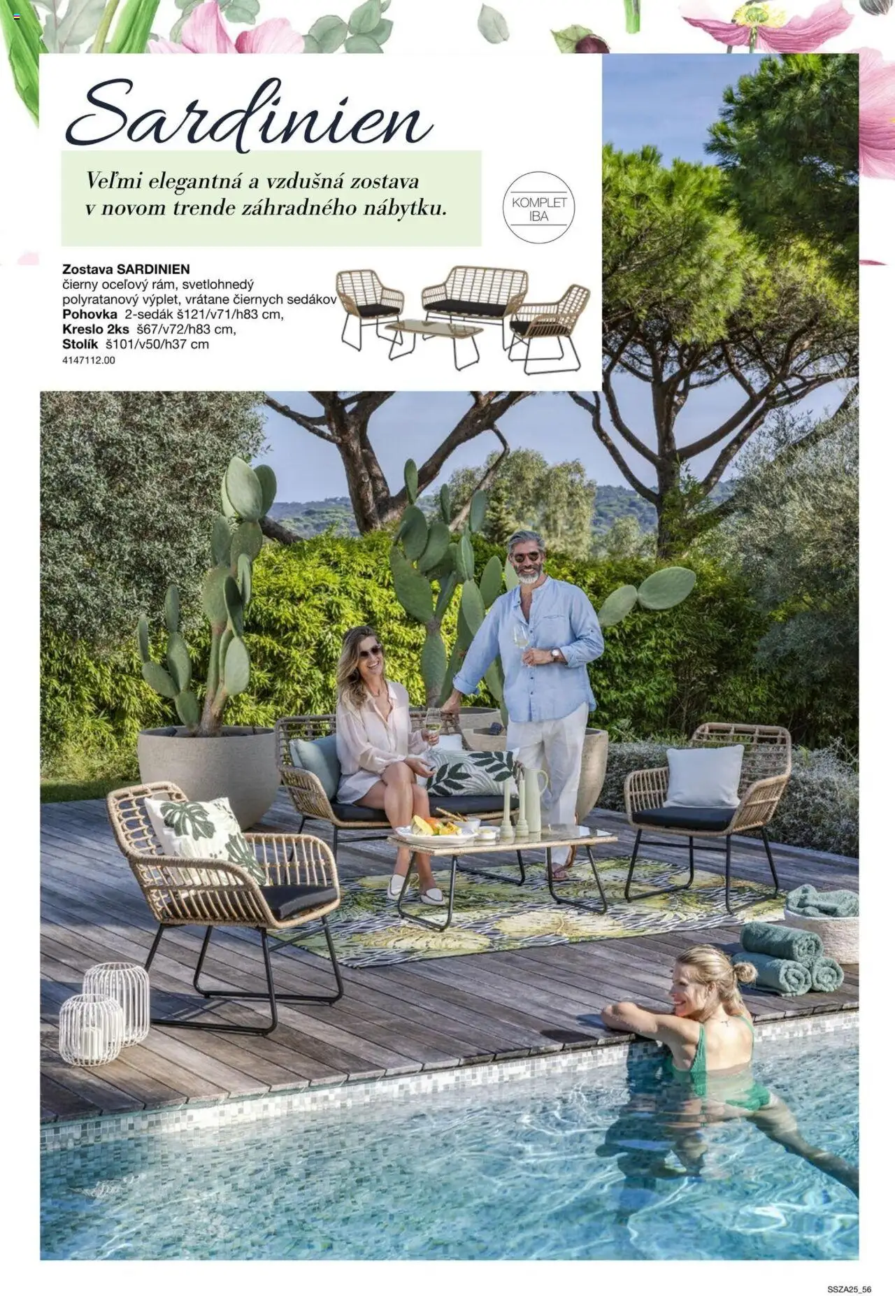 Nové Sconto nábytok akcie – leták je platný od 21.02.2025 | Strana: 56 | Produkty: Pohovka, Kreslo, Stolík