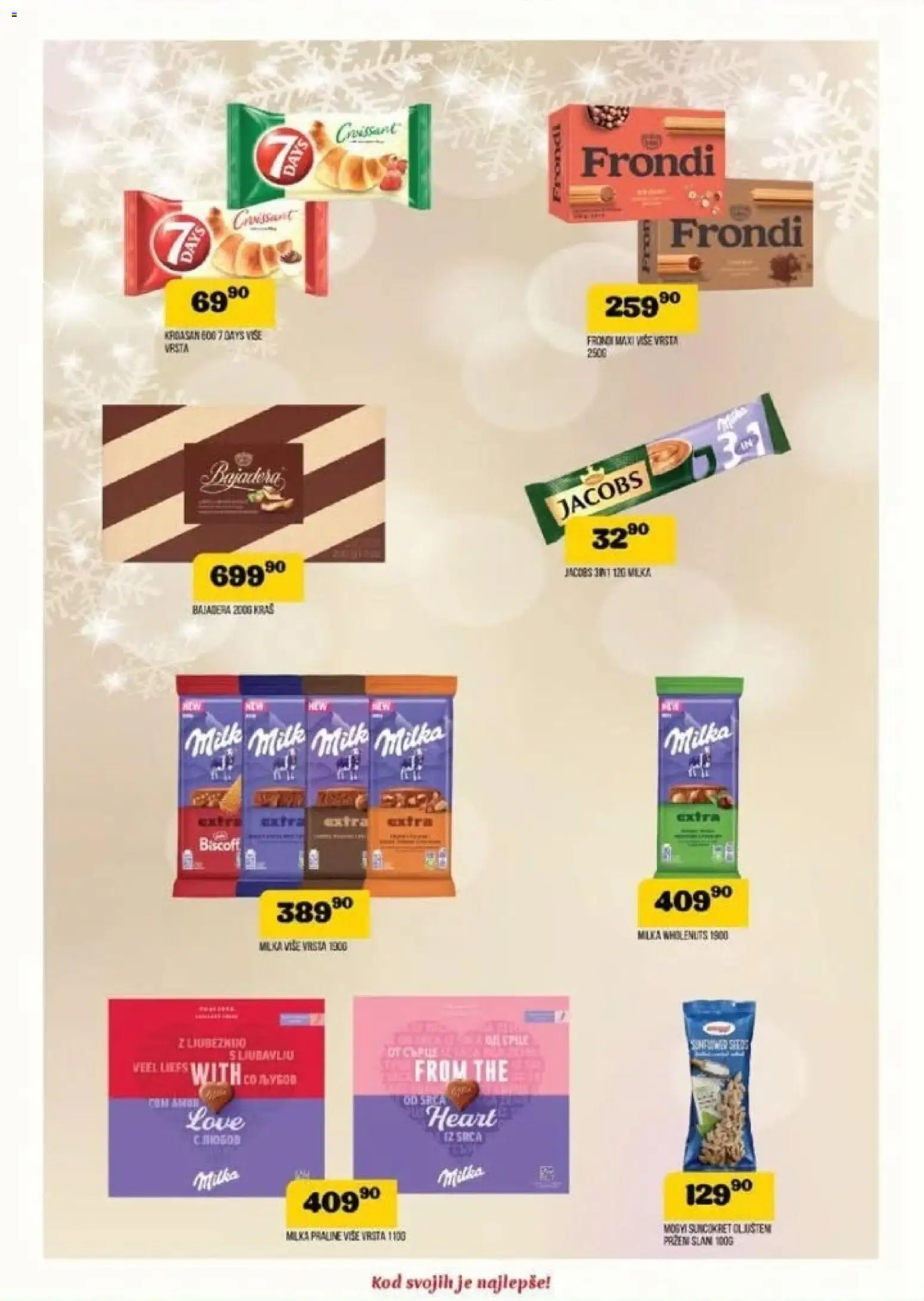 VP Dima katalog - važi od 18.12.2025 | Strana: 9 | Proizvode: Milka, Mixa, Praline