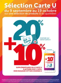 Super U - Prévisualisation de Super U catalogue Ma sélection Carte U septembre valide à partir de 09.09.2025