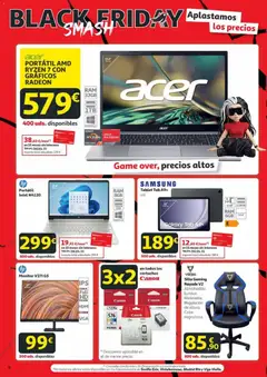 Vista previa Alcampo - Black Friday válido desde el 06.11.2025 | Página: 6 | Productos: Tablet, Monitor, Silla