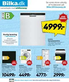 Bilka tilbudsavis – gyldig fra 12.09.2025 | Side: 31 | Produkter: Køleskab, Vaskemaskine, Opvaskemaskine, Kogeplade