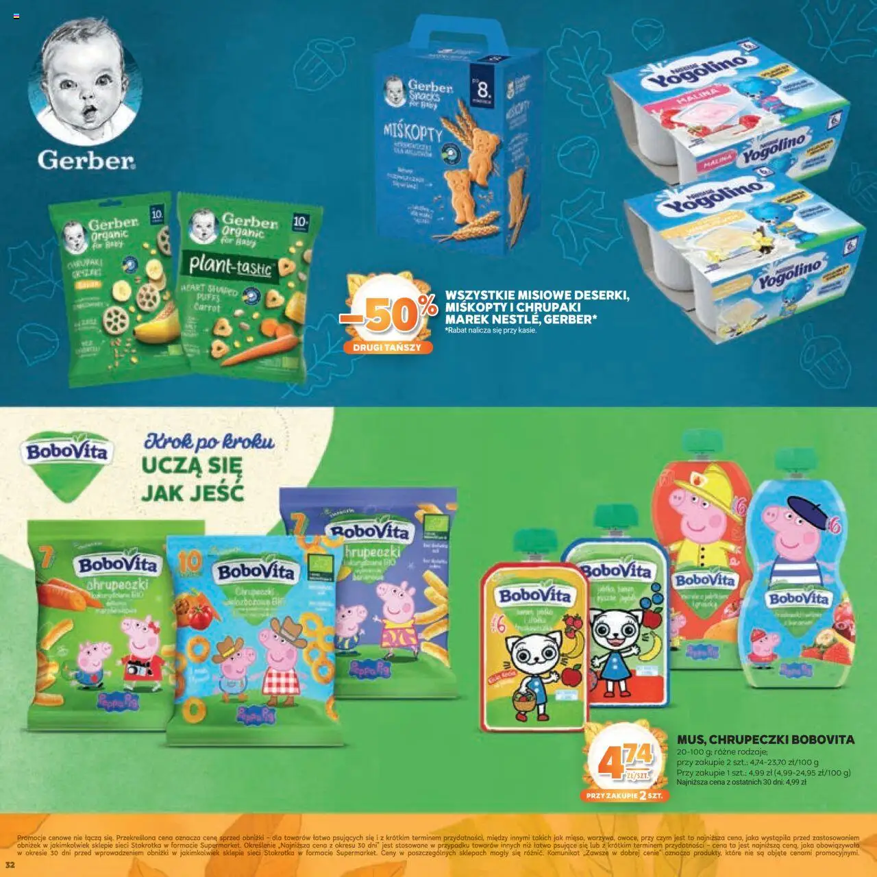 Stokrotka Gazetka - Jesiennie Inspiracje od 16.10.2025 | Strona: 32 | Produkty: Malina, Stokrotka