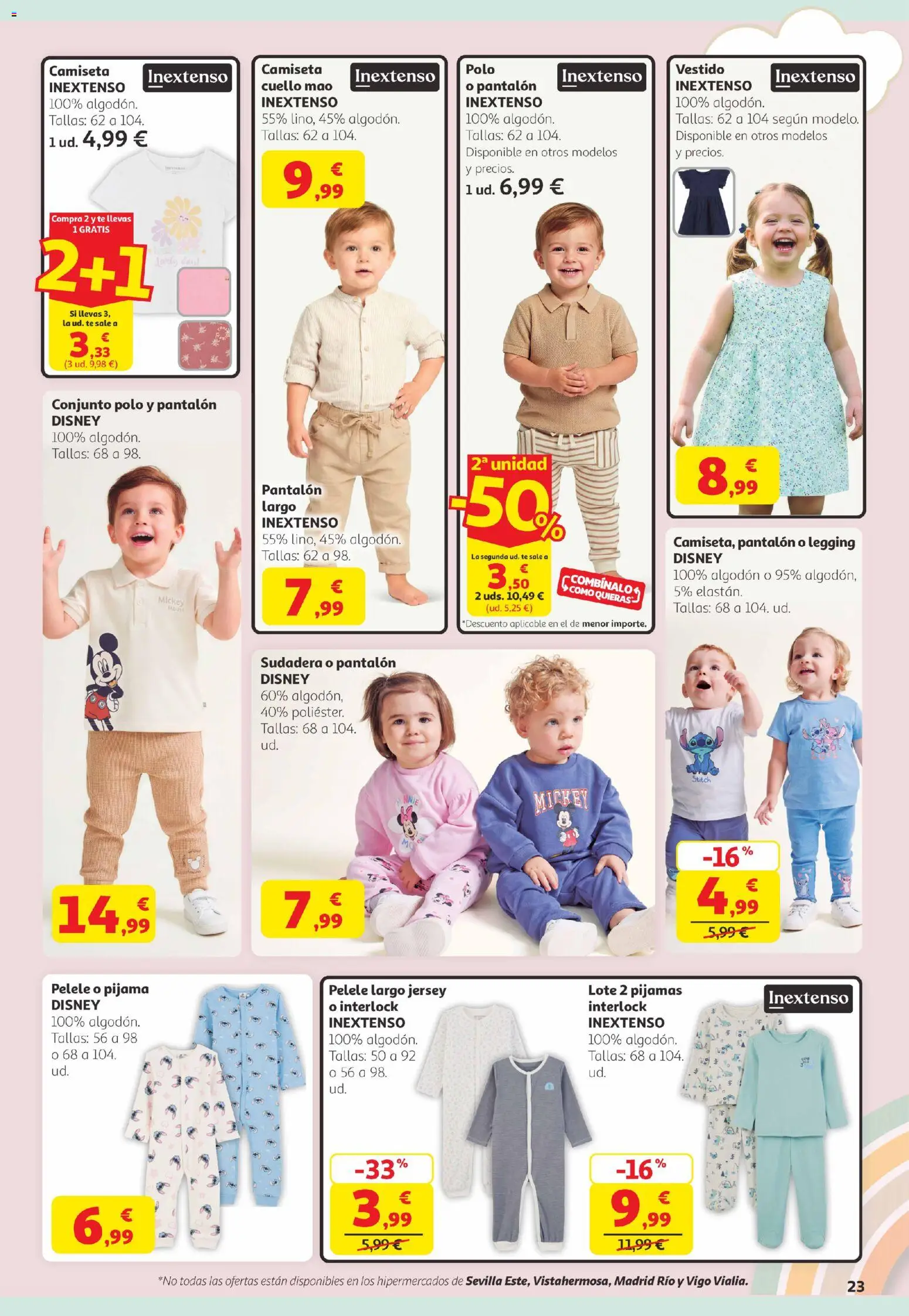Alcampo -  Canarias │ válido desde el 12.03.2026 | Página: 23 | Productos: Sudadera, Pijama, Té, Mouse