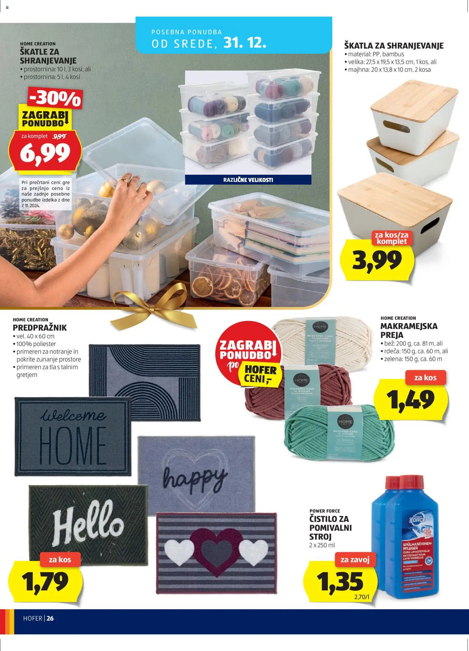 Hofer SI katalog | vrijedi od 23.12.2025 | Stranica: 26