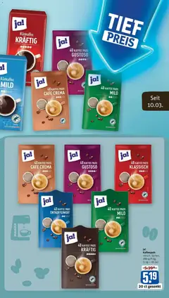ja! 40 KAFFEE PADS GUSTOSO, Kaffee Pads ab 08.03.2026 gültig | Seite: 3